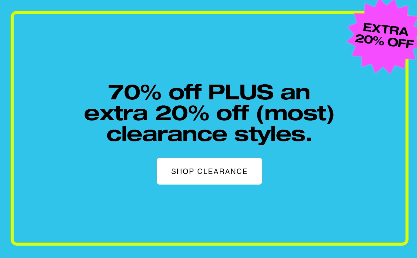 20% off clearance