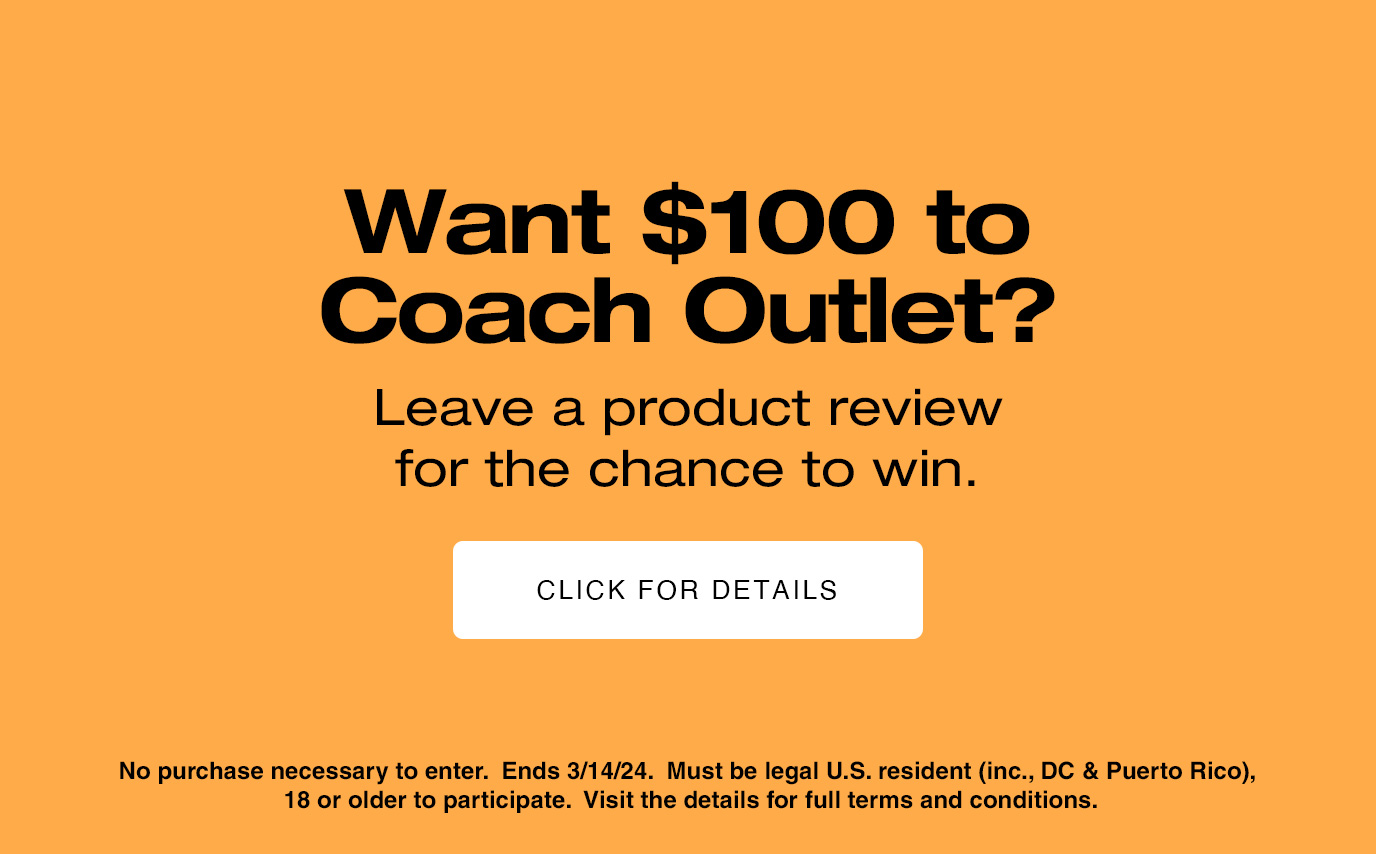 Coach Outlet: Insiders can get early access to this sale and save 50%